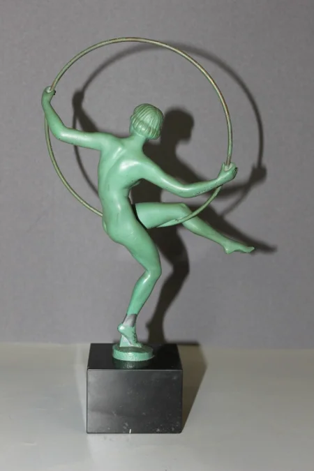 Hoop Dancer, Art Cast, By Briand Circa 1930