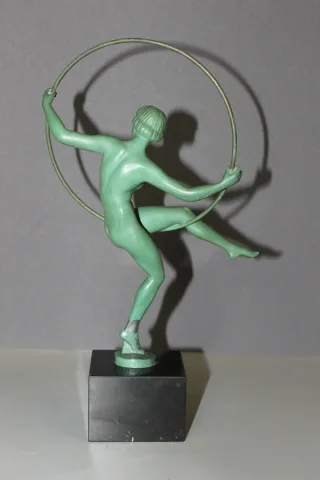 Hoop Dancer, Art Cast, By Briand Circa 1930
