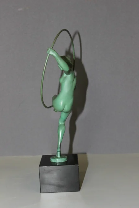 Hoop Dancer, Art Cast, By Briand Circa 1930