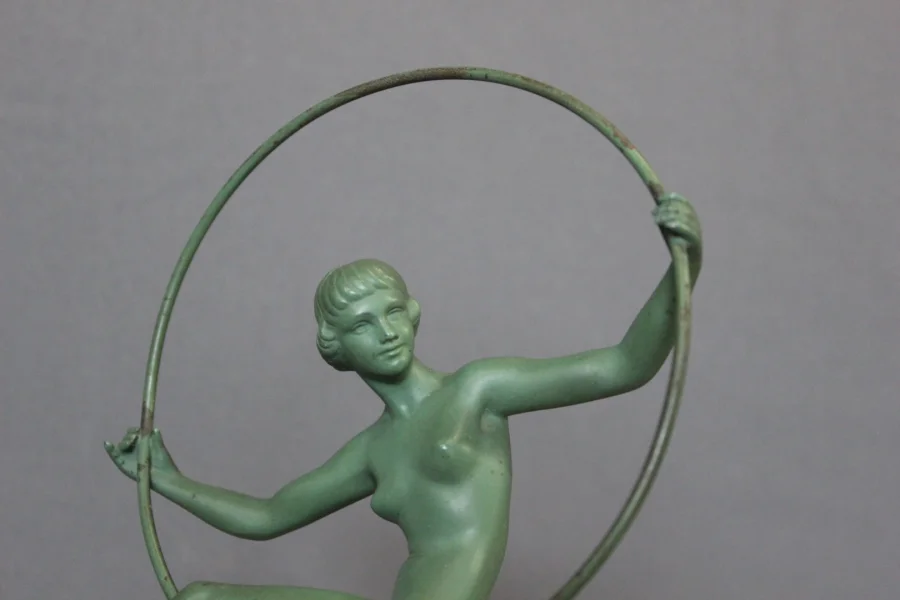Hoop Dancer, Art Cast, By Briand Circa 1930