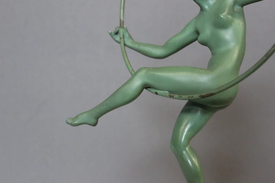 Hoop Dancer, Art Cast, By Briand Circa 1930