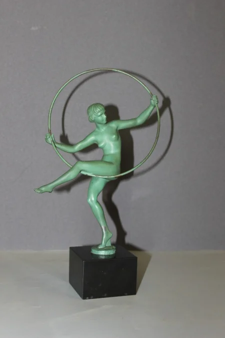 Hoop Dancer, Art Cast, By Briand Circa 1930
