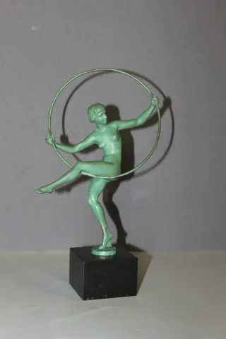 Hoop Dancer, Art Cast, By Briand Circa 1930
