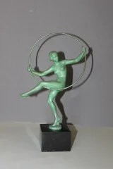 Hoop Dancer, Art Cast, By Briand Circa 1930