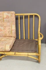 Three-seater Rattan Sofa Circa 1970
