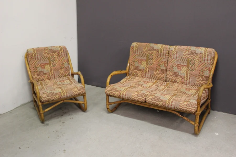 Rattan Garden Furniture Circa 1970