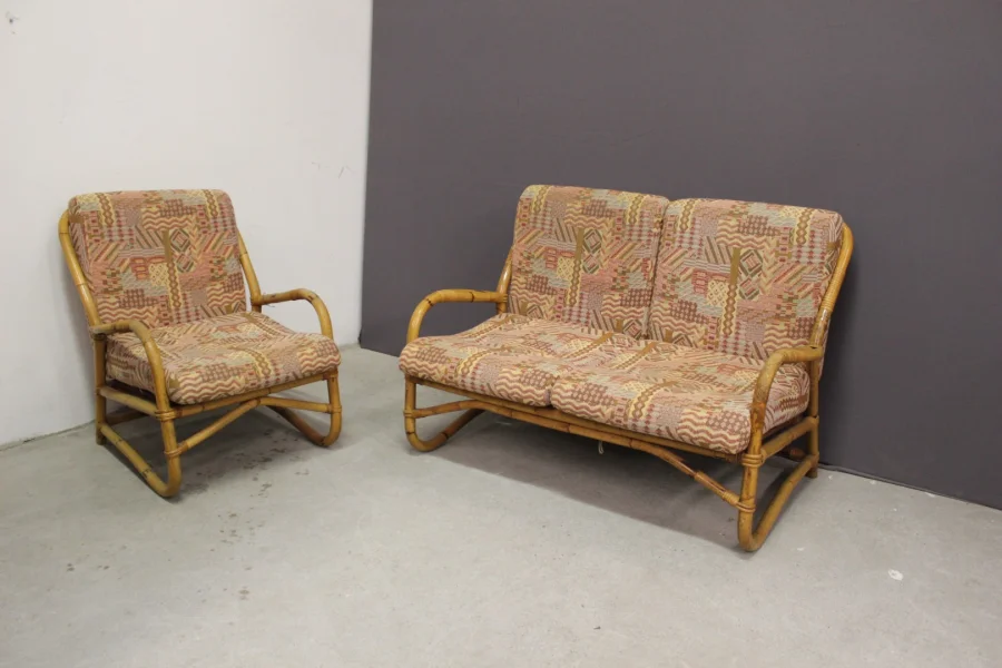 Rattan Garden Furniture Circa 1970