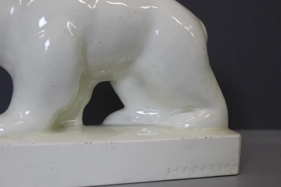 Crackle Bear By Geo Condé , Art Deco