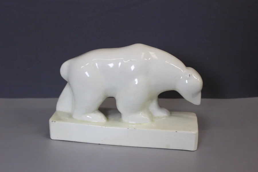Crackle Bear By Geo Condé , Art Deco