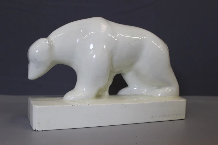 Crackle Bear By Geo Condé , Art Deco