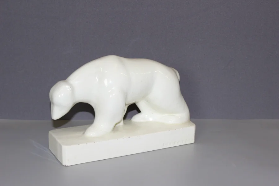 Crackle Bear By Geo Condé , Art Deco