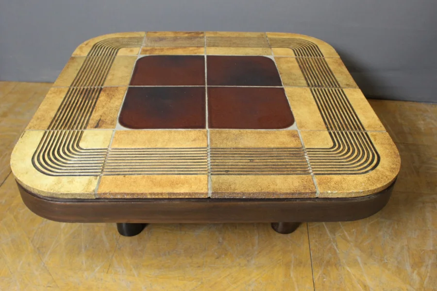 Coffee Table By Roger Capron , Mambo Model, 1974