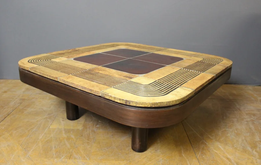 Coffee Table By Roger Capron , Mambo Model, 1974