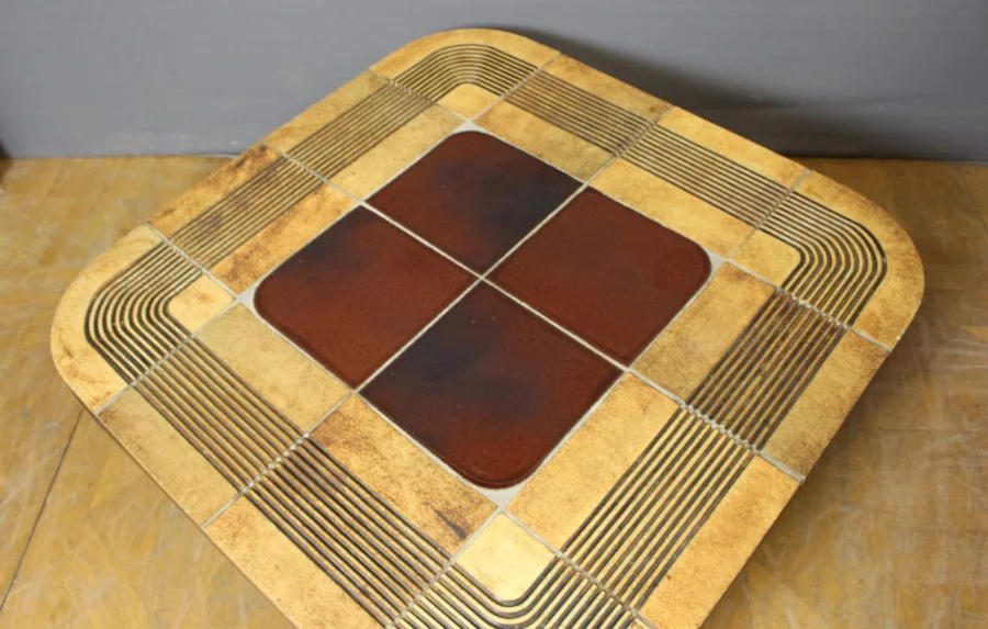 Coffee Table By Roger Capron , Mambo Model, 1974