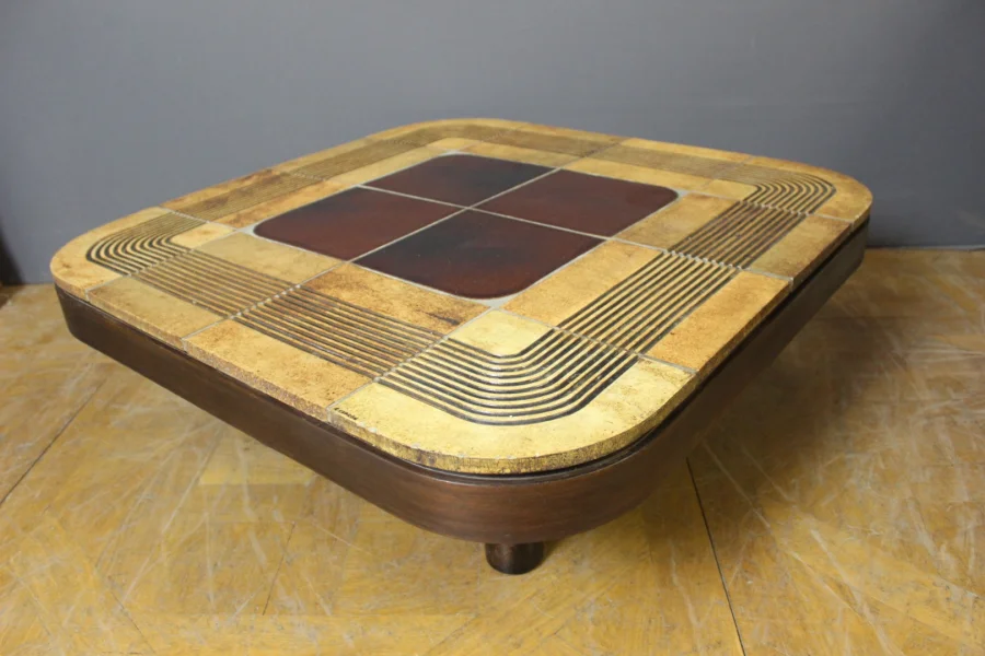 Coffee Table By Roger Capron , Mambo Model, 1974