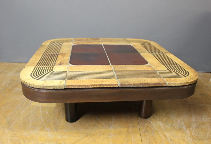 Coffee Table By Roger Capron , Mambo Model, 1974