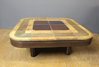 Coffee Table By Roger Capron , Mambo Model, 1974