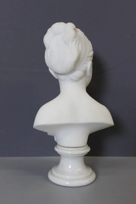 Bust Of A Young Woman , Marie Louise Brongniart , In Carrara Marble Circa 1900
