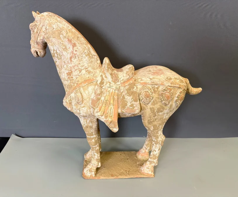Terracotta Horse Tang Style , China Mid 20th Century