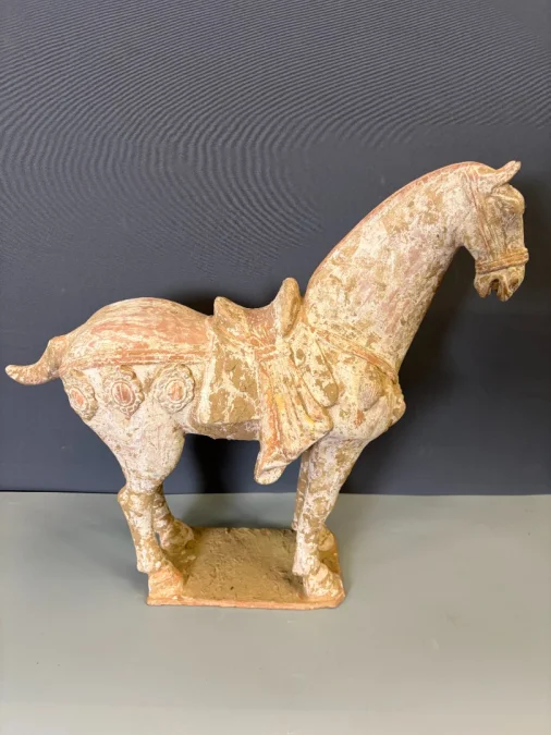 Terracotta Horse Tang Style , China Mid 20th Century