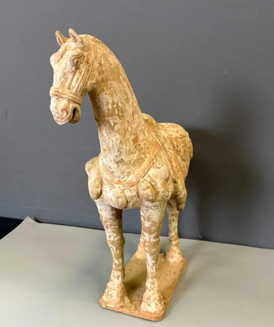 Terracotta Horse Tang Style , China Mid 20th Century