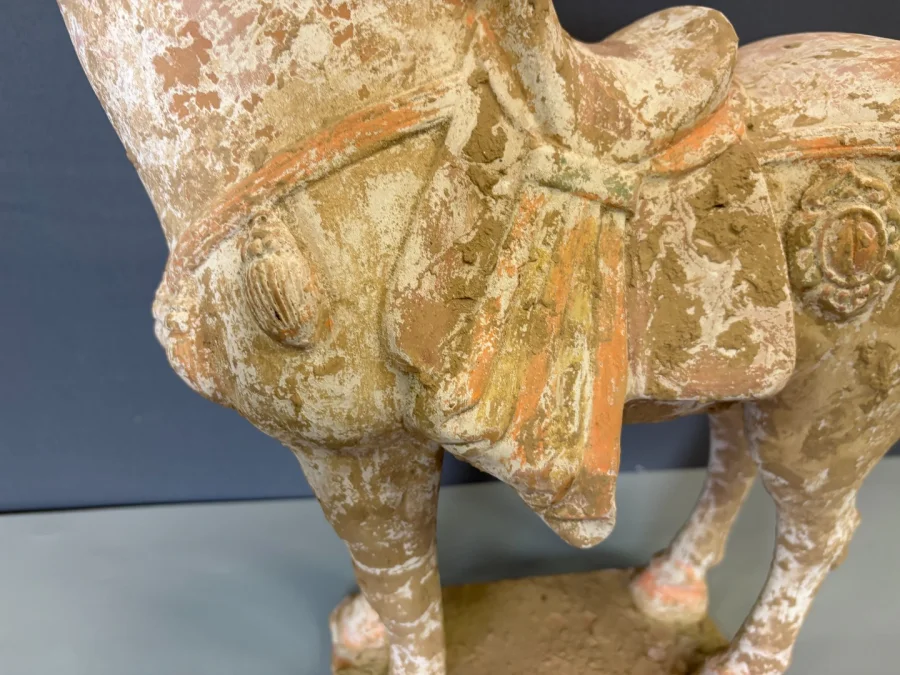 Terracotta Horse Tang Style , China Mid 20th Century