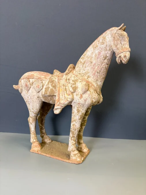 Terracotta Horse Tang Style , China Mid 20th Century