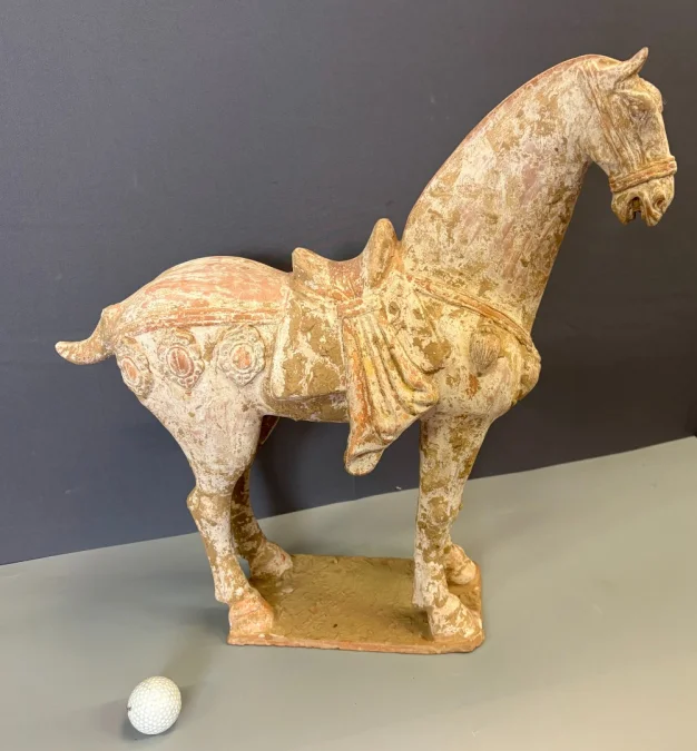 Terracotta Horse Tang Style , China Mid 20th Century