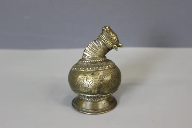 Голова священной коровы из бронзы, Индия, конец XVIII века