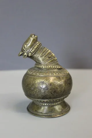 Голова священной коровы из бронзы, Индия, конец XVIII века