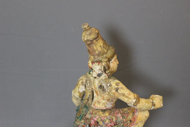 Polychrome Wood , Radjasthan , North India 19th Century