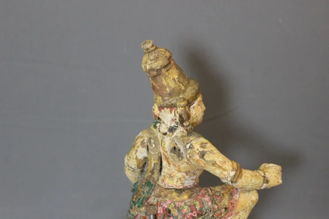 Polychrome Wood , Radjasthan , North India 19th Century