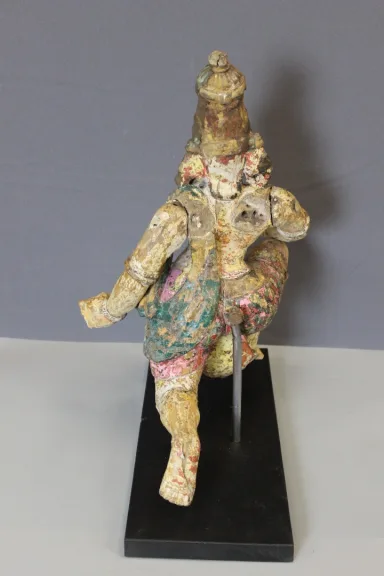 Polychrome Wood , Radjasthan , North India 19th Century