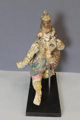 Polychrome Wood , Radjasthan , North India 19th Century