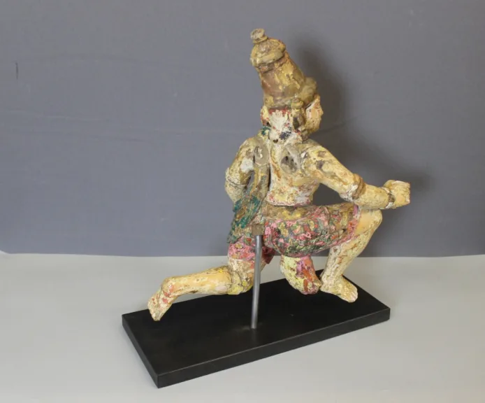 Polychrome Wood , Radjasthan , North India 19th Century