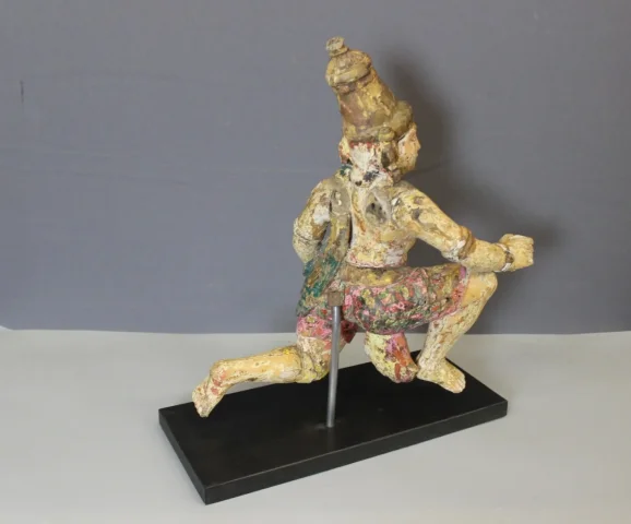 Polychrome Wood , Radjasthan , North India 19th Century