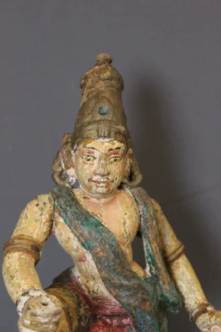 Polychrome Wood , Radjasthan , North India 19th Century