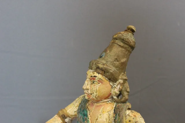 Polychrome Wood , Radjasthan , North India 19th Century
