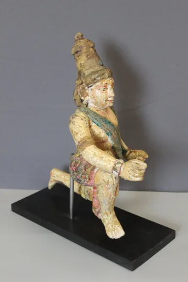 Polychrome Wood , Radjasthan , North India 19th Century