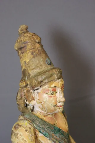 Polychrome Wood , Radjasthan , North India 19th Century
