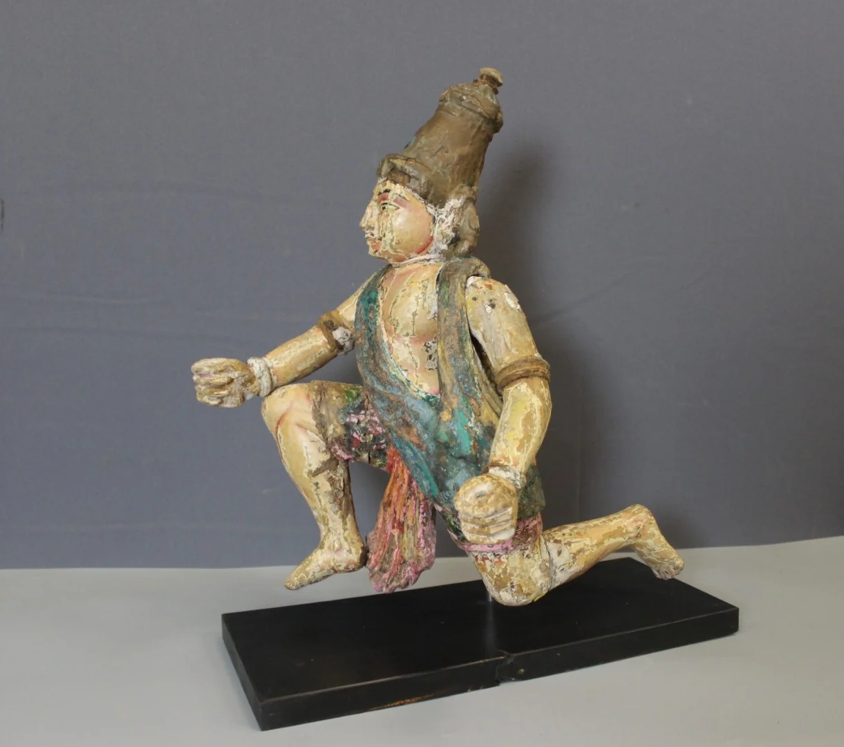 Polychrome Wood , Radjasthan , North India 19th Century