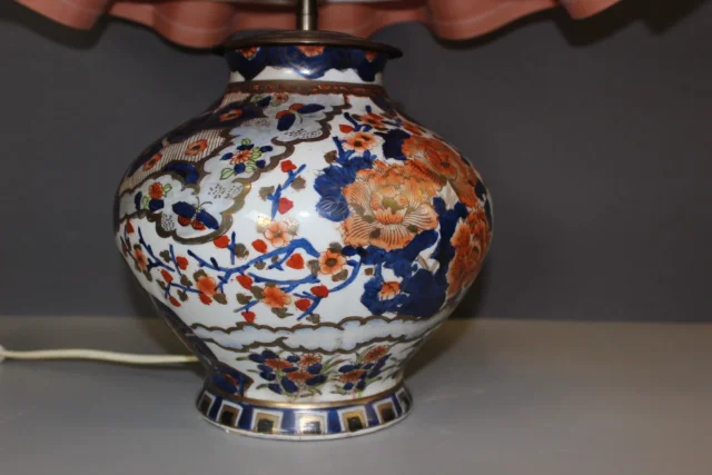 19th Century Imari Vase Mounted As A Lamp