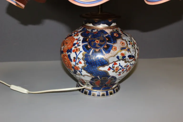 19th Century Imari Vase Mounted As A Lamp