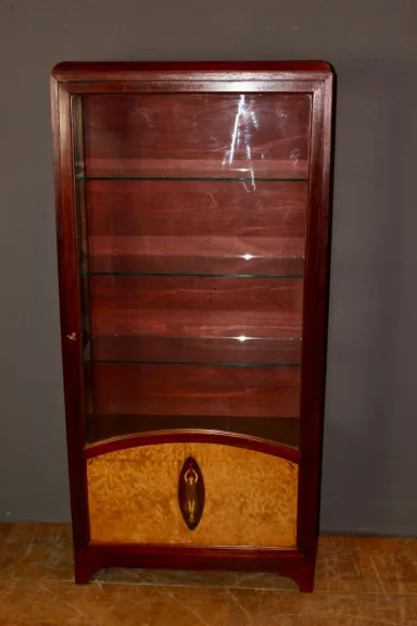 Vitrine Art Déco en Marqueterie vers 1925