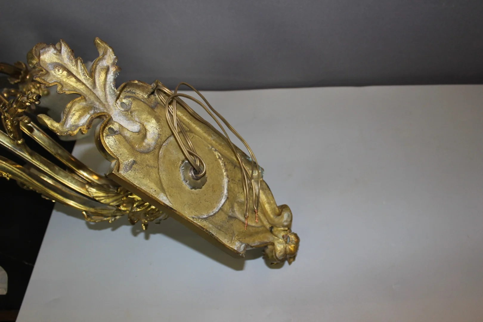 Paire d'appliques Napoléon III en Bronze Doré