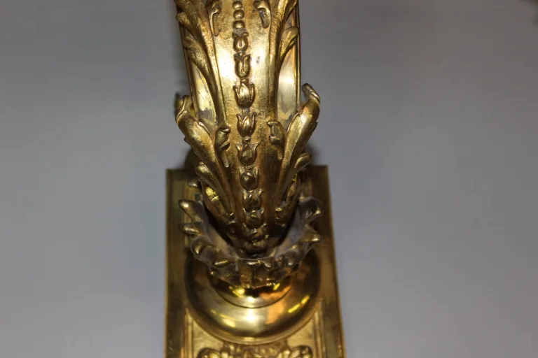 Paire d'appliques Napoléon III en Bronze Doré