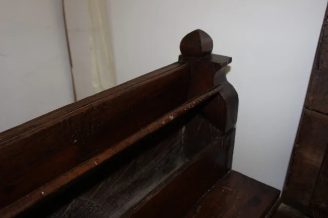 Banc Coffre en Chêne XVIIIe — Bon état