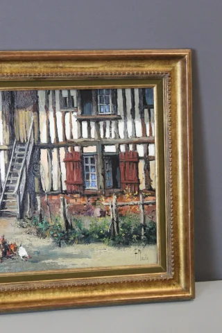 Huile sur toile « Cour De Ferme aux Poules » par Claude

Óleo sobre lienzo «Cour De Ferme aux Poules» por Claude — Muy buen estado