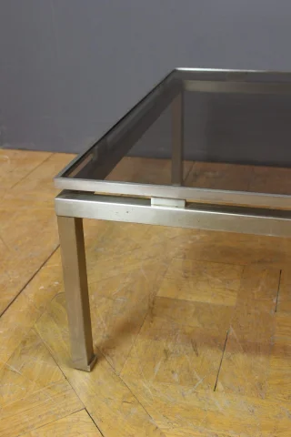 Square coffee table by Guy Lefèvre for Maison Jansen, circa 1970 — Very good condition