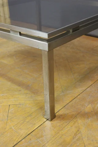 Square coffee table by Guy Lefèvre for Maison Jansen, circa 1970 — Very good condition